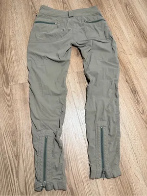 Anatomie Khaki Travel Pants Women's XS Slim Zip Ankle Stretch Hiking Golf thumbnail 2