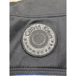 Calvin Klein Womens Blue Metallic Down Puffer Vest Large thumbnail 6