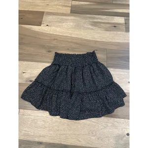 Altar’d State Flowy Skirt Black White Polka Dot Size L thumbnail 6