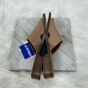 NWT Deadstock Vintage Faded Glory Leather Slide Sandals Size 6 thumbnail 8