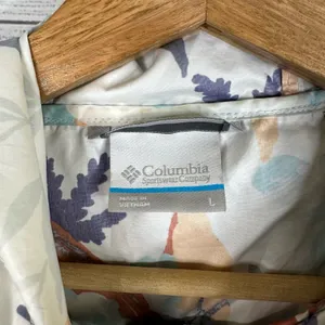 Columbia Womens size Large Side Hill Magnolia Floral Printed Windbreaker Jacket thumbnail 8