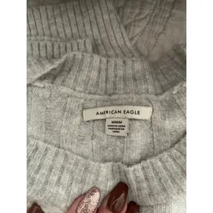 American‎ Eagle Ribbed Crew Neck Long Sleeve Cozy Knit Sweater Top M thumbnail 4
