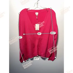 Brand New A New Day Women's Size XL Pink Cardigan Sweater thumbnail 3