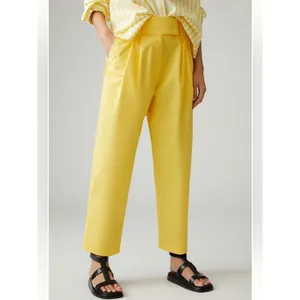 Anthropologie Exquise Barrel-Leg Chino Pants thumbnail 3