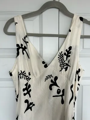 TJ Maxx Patterned Long Linen Dress thumbnail 2