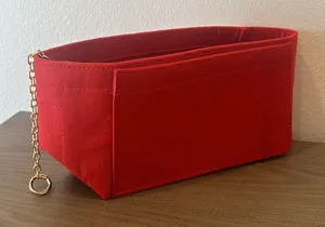 NWT Red Felt Purse Insert thumbnail 1