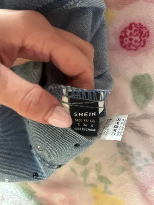 SheIn Rhinestone Denim Dress thumbnail 3
