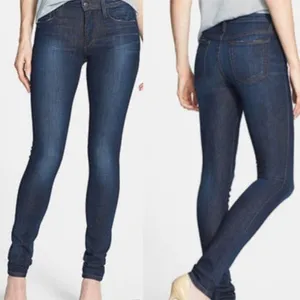 Joe's The Skinny in Lainey Womens Jeans Sz 24 Y2K Preppy Dark Wash Minimalist thumbnail 6