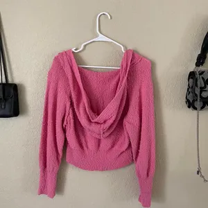 Free people pink hoodie sweater thumbnail 3
