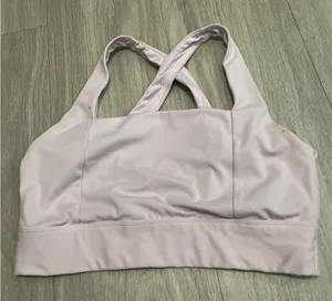 all in motion Light Lavender Cross-Back Sports Bra thumbnail 1