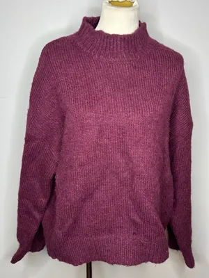 Nasty Gal - Purple Turtleneck Sweater thumbnail 1