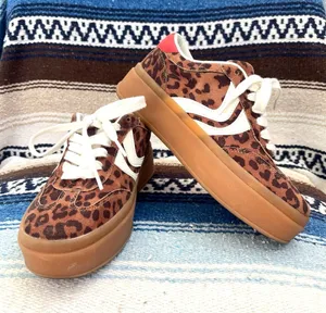 Madden Girl Madden NYC Women’s Leopard Print Platform Sneakers thumbnail 1