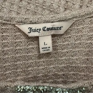 Juicy Couture Shimmer Cutout Tank Top Women’s Large thumbnail 3