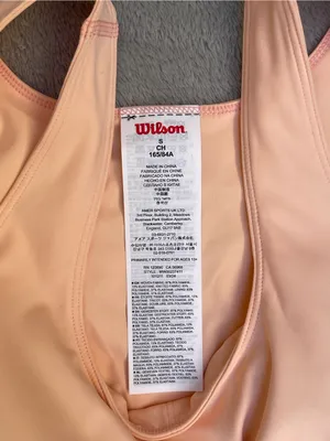 Wilson Women’s Skirty Romper Peach Tennis Golf Pickleball activewear training S thumbnail 9
