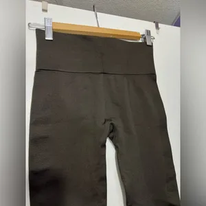 NWOT SET ACTIVE Cloud High-Rise brown Leggings size M thumbnail 4