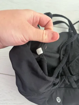 Lululemon Energy Longline Sports Bra Black thumbnail 5