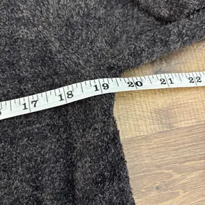 Barefoot Dreams CozyChic Lite Open Front Cardigan Cinch Tie Back Carbon Gray thumbnail 7