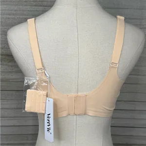 VERTVIE Seamless Wire Free Bra Beige thumbnail 2
