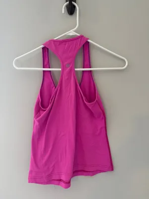 lululemon Cool Racerback Tank Hot Pink Size 4 thumbnail 4