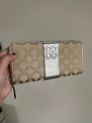 COACH Julia Op Art Signature Accordion Full Size Wallet thumbnail 4