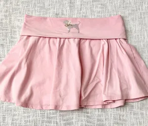 Victoria's Secret PINK x LoveShackFancy Foldover Mini Skirt 🎀 Size Small thumbnail 1