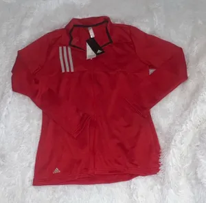 NWT Adidas Golf Full Zip Red size Women’s Large thumbnail 1