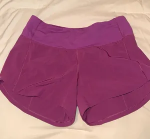 lululemon athletica Magenta-Purple Athletic Shorts thumbnail 1
