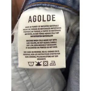 Agolde 90s straight jeans light wash size 27‎ thumbnail 7