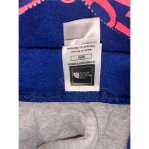 The North Face Hoodie Womens Full Zip Sweatshirt Blue Pink Logo Hoodie M thumbnail 3