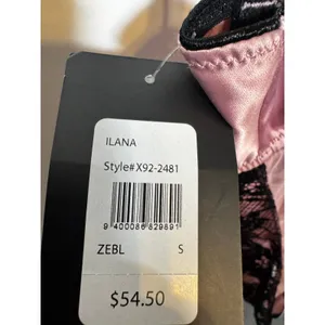NWT Frederick's Of Hollywood Ilana Satin And Lace Pink Teddy Size Small S thumbnail 9