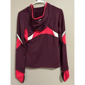 Brooks Pink Purple Half Zip Reflective Running Pullover Sweater Women’s Medium thumbnail 4