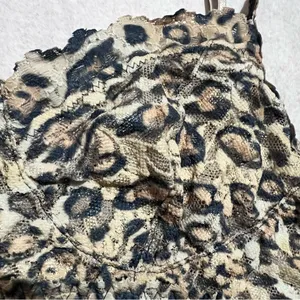 Hanky Panky Black and Brown Leopard Print Bralette Y2K :Box OW2: thumbnail 3