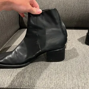 Sleek Black Ankle Booties Size 8 thumbnail 5