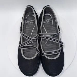 Dansko Womens Hazel Black Suede Mesh Mary Jane Flats Sneakers Size 42 11.5-12 thumbnail 6