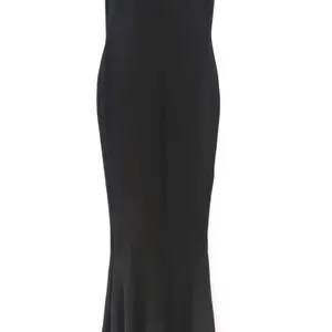 Nookie One Shoulder Gown Maxi Dress M Black High Slit Formal Prom Homecoming thumbnail 11