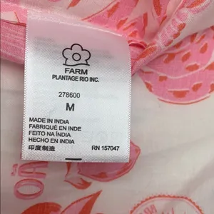 FARM Rio size medium tiered midi cutout new Colorful Tropical Print Dress coveru thumbnail 10