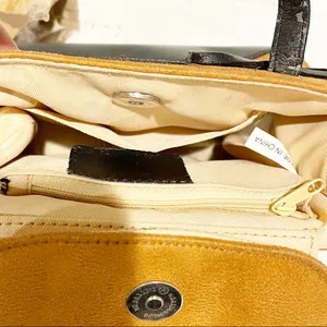 Kate‎ Spade Vintage Mini Brown Faux Suede Handbag thumbnail 4