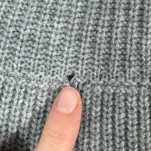 Alice & Olivia Grey Cashmere Y2K Sweater Womens S Chunky Buttons Fall Cardigan thumbnail 4