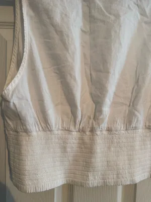 White Linen Aerie Top thumbnail 6