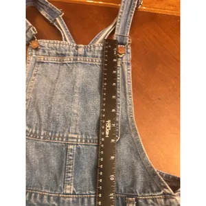 Madewell Adirondack Short Overalls in Dawkins Wash Blue Sz S thumbnail 6