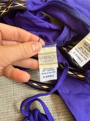 NWOT L*Space bikini set southwestern royal blue thumbnail 5