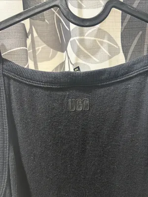 UGG Black Sleeveless Midi Tank Dress thumbnail 4