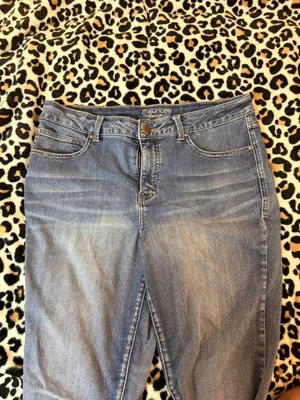 Maurice’s Everflex High-waisted, straight-leg blue jeans thumbnail 2