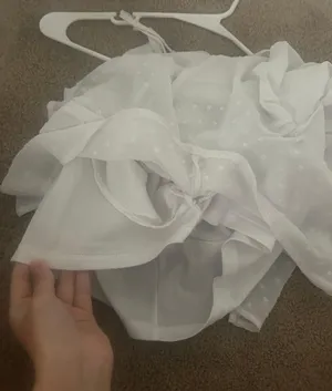 Boutique White Dress Size M thumbnail 6