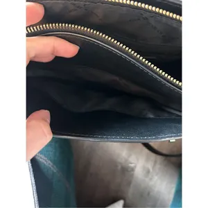 Michael Kors Ellis Satchel Leather Black Crossbody Belt thumbnail 7
