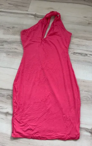 Pink One Shoulder Bodycon Dress thumbnail 1