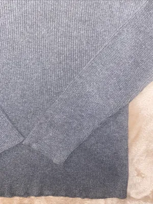 Lauren Ralph Lauren Charcoal Ribbed Turtleneck Sweater thumbnail 4