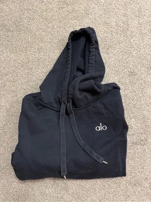 Alo Yoga Black Accolade Hoodie size M thumbnail 4