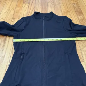 Set Active‎ Black Sportbody Sporty Warm Up Full Zip Athletic Jacket Size Medium thumbnail 7
