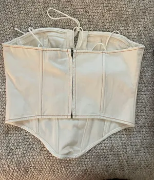 LIONESS Denim Corset Top thumbnail 2
